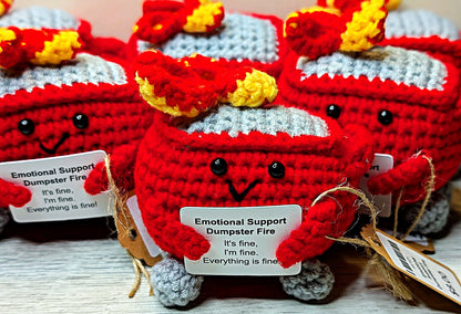 Emotional Support Dumpster Fire