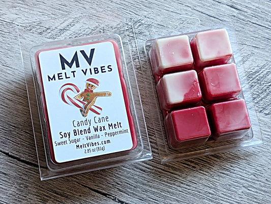 Candy Cane Wax Melt