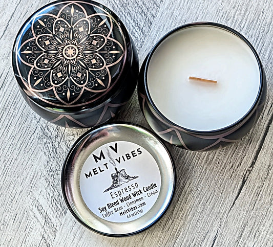 Espresso Wood Wick Candle