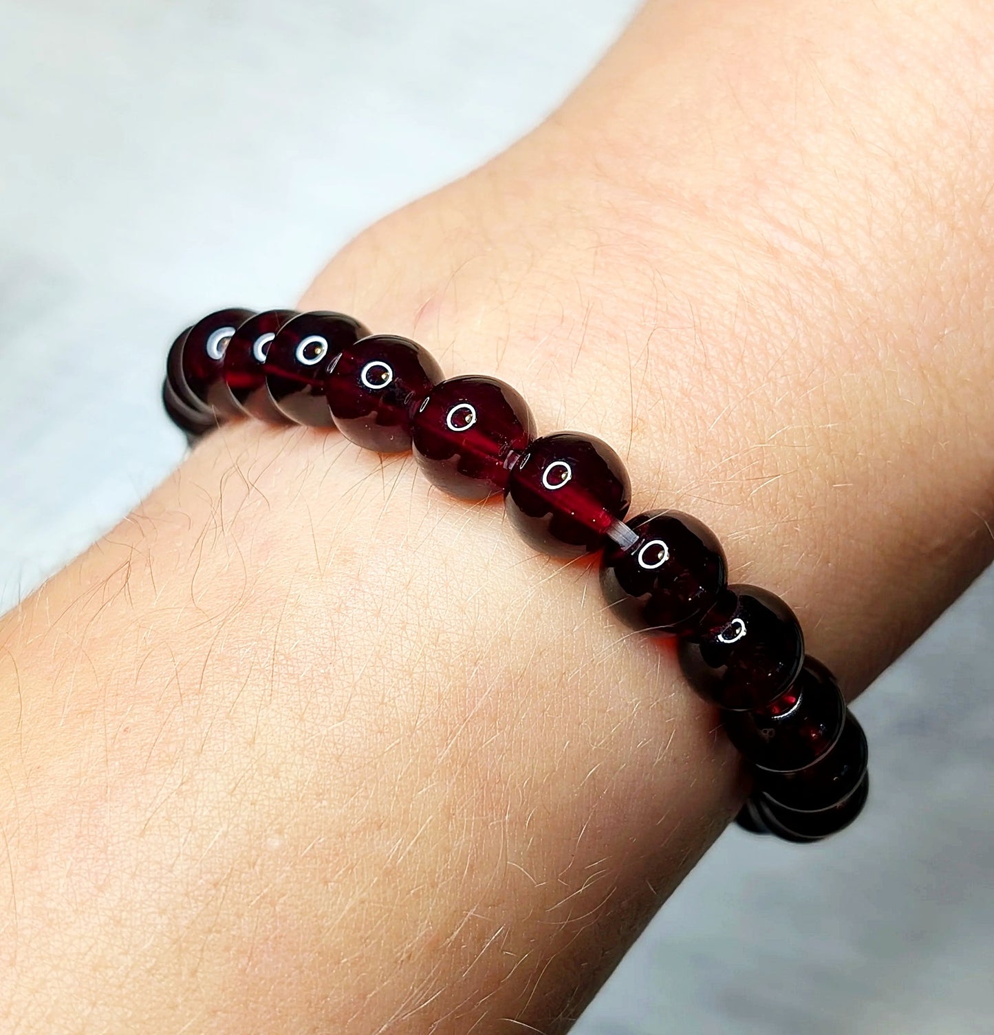 Blood Amber Bracelet