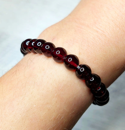 Blood Amber Bracelet