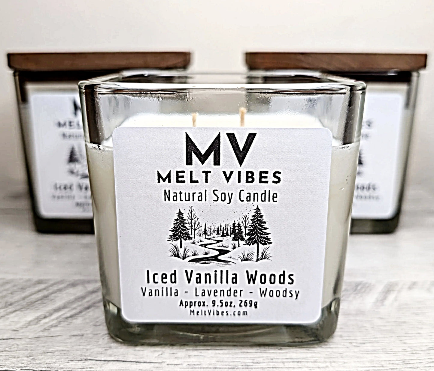 Iced Vanilla Woods Soy Candle