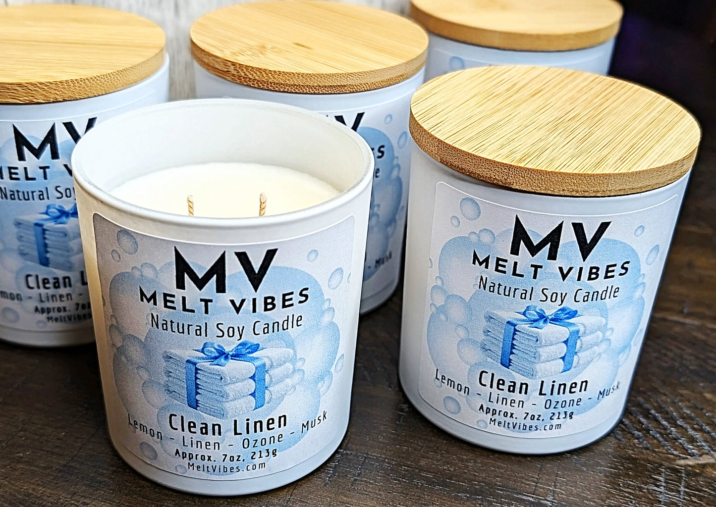 Clean Linen Soy Candle