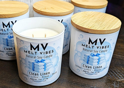 Clean Linen Soy Candle