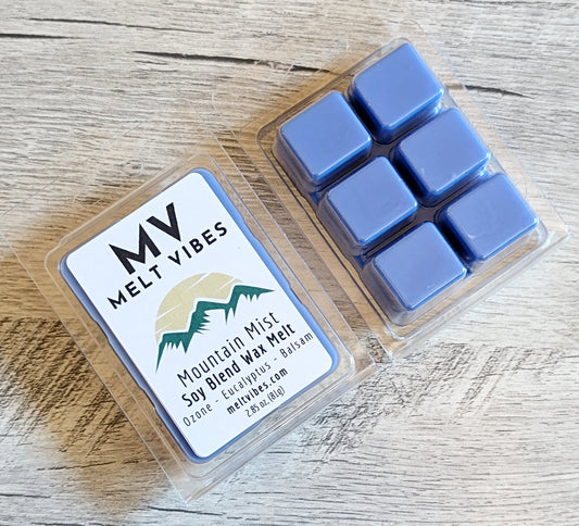 Mountain Mist Wax Melt Clamshell
